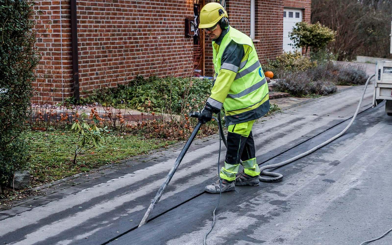 Diamanttrenching_Microtrenching Füllung