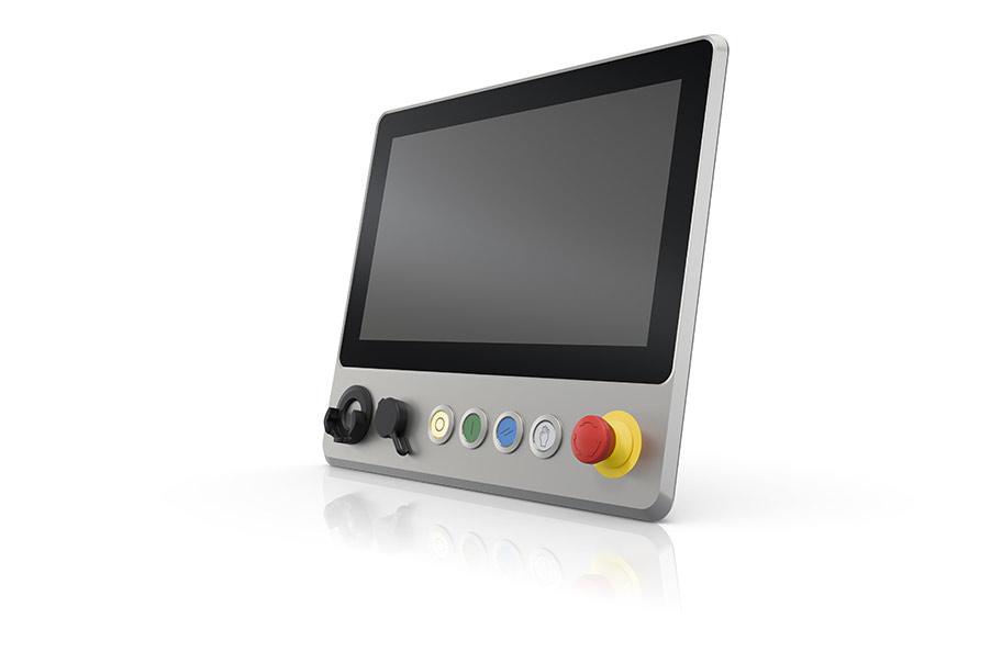 SBM L G1S2 evo Entgratmaschine Schleifmaschine Blech entgraten Blechbearbeitung S Aggregate Display