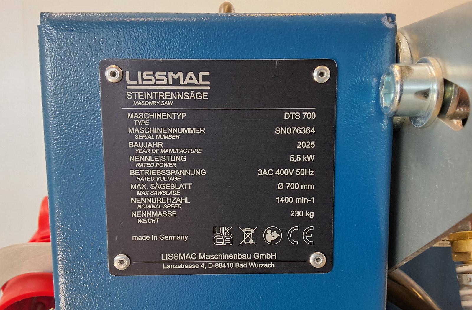 DTS 700 Gebrauchtmaschine